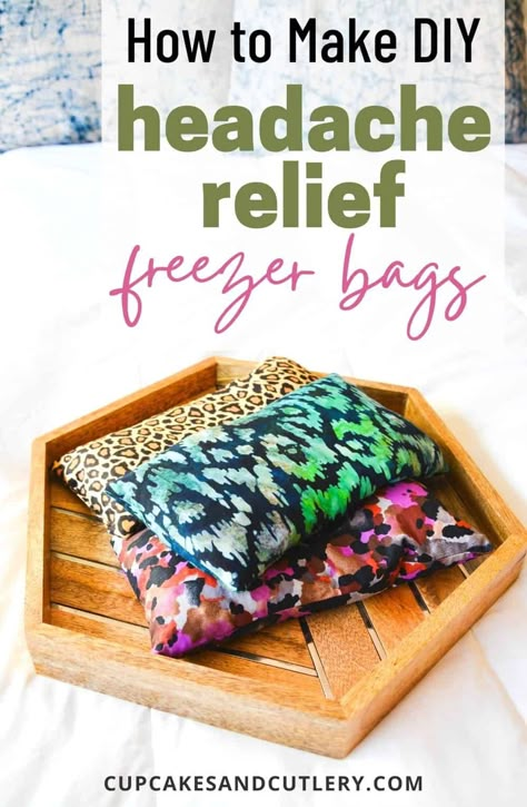 Hot And Cold Packs Diy Heating Pads, Ice Pack For Headache, Ice Pack Sewing Pattern, Sewing Cold Pack, Rice Packs Diy Heating Pads How To Make, Rice Ice Pack Diy, Boo Boo Bags Diy, Diy Hot Cold Packs, Diy Boo Boo Ice Pack