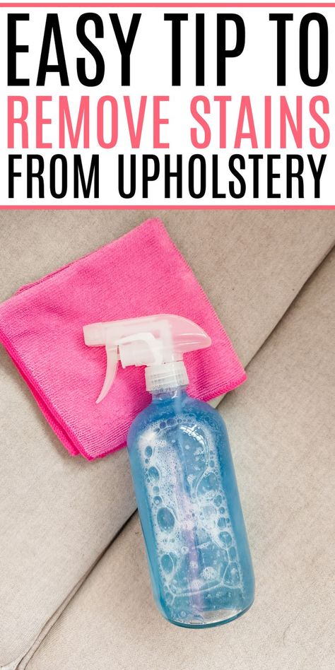 Set In Stain Remover, Remove Stains From Couch, Homemade Upholstery Cleaner, Homemade Stain Remover, Couch Stains, Diy Upholstery Cleaner, Homemade Stain Removers, Diy Stain Remover, Fabric Stain Remover