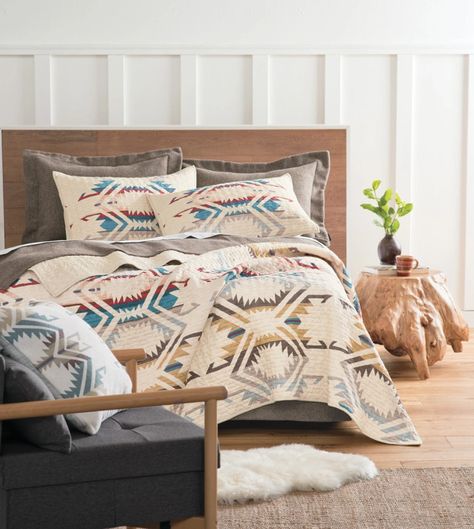 Southwestern Bedroom, Western Bedroom Decor, Western Rooms, Western Bedroom, Western Homes, Comfortable Bedroom, Western Home Decor, Bed Sets, Quilt Set