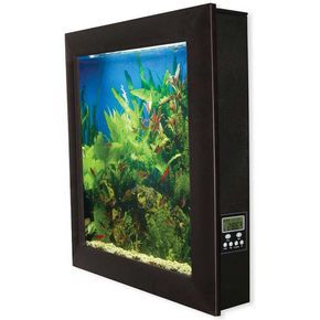 Aquavista - Wall Mounted Aquarium Aquarium Images, Fish Tank Wall, Wall Aquarium, Fish Tank Design, Fish Bowls, Fish Tank Ideas, Nature Aquarium, Aquarium Terrarium, Turtle Tank