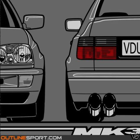 MK3 T SHIRT see VW GTI, JETTA, GOLF, VR6, VOLKSWAGEN Jetta Mk3 Euro, Vr6 Jetta, Jetta A3, Jetta Vr6, Golf A3, Jetta A4, Vw Mk1, Vw Gti, Vw Art