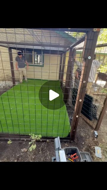 Bay Valley SynTurf on Instagram: "One day pet installation for a designated dog area. This needs to be built for a multipurpose dog area, play, sleep and to relieve themselves. We used a pet/play style turf which is resistant to pet urine bacteria, mold, mildew and other contaminants and also used 2lbs of antimicrobial infill. 

We set up our borders by attaching a 1”x4” bendaboard to a pressure treated 2x4. The bendaboard sticks up about 3/4” higher than the 2x4, this gives us our outer edge, and keeping our infill in place, the 2x4 is the edge our turf will sit on, and get stapled down to. 

After borders are set up, we put our weed barrier down. Some will say weed barrier is not good or not needed but we know that it definitely keeps your base material cleaner, and better for water to f Dog Play Area, Soil Contamination, Dog Barrier, Weed Barrier, Pet Play, Dog Potty, Dog Area, Pet Urine, Us Border