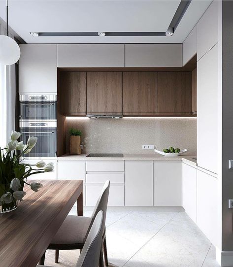 Model Dapur, Desain Pantry, Minimalist Kitchen Design, Interior Modern, Kitchen Room Design, Trendy Kitchen, Minimalist Kitchen, Luxury Kitchen, Kitchen Layout