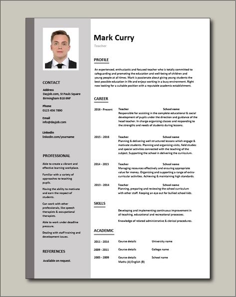 Resume Examples For Jobs, Blank Resume Template, Resume Examples Skills, Student Resume Examples, Teaching Resume Examples, Healthcare Resume, Software Engineer Resume, Teacher Resume Template Free, Finance Resume