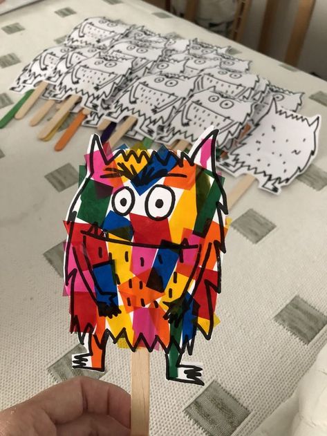 Colour Monster Craft, The Color Monster Craft, Color Monster Art, Color Monster Activities Preschool, The Color Monster Activities Preschool, Color Monster Craft, The Colour Monster Activities, Colour Monster Activities, The Color Monster Activities