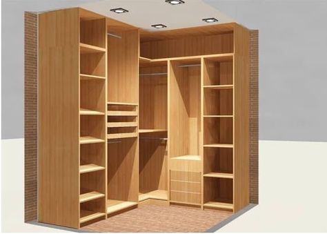 L Shape Wardrobe Design Bedroom Modern, Wardrobe Design Bedroom Modern, Closet Design Plans, Small Closet Design, Wooden Cupboard Design, Interior Design Kitchen Contemporary, Wall Wardrobe Design, Wooden Wardrobe Design, Dream Closet Design