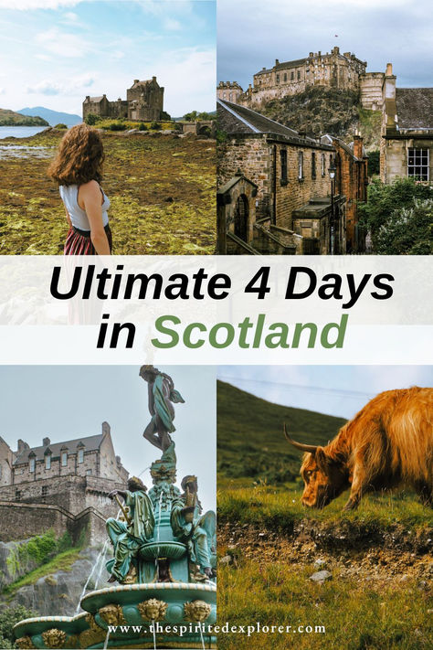 scotland itinerary, scotland travel Visiting Scotland, Scotland Itinerary, Scotland Road Trip, Backpacking Europe, Visit Scotland, Perfect Itinerary, 15th Anniversary, Europe Travel Guide, Pinterest Blog