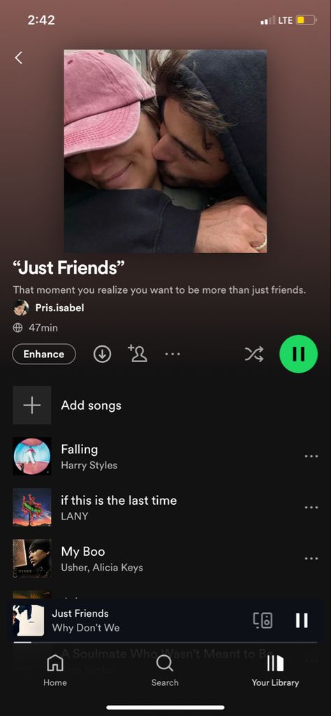 I Made A Playlist For You, I Made You A Playlist, Shared Playlist Names, We're Just Friends, Playlist Songs, Playlist Names, Playlist Names Ideas, Playlist Spotify, Playlist Ideas