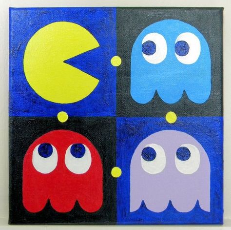 Kids Canvas Painting, Kids Canvas Art, Hippie Painting, Small Canvas Paintings, Simple Canvas Paintings, Cute Canvas Paintings, Easy Canvas Art, Canvas Drawings, Canvas Painting Designs