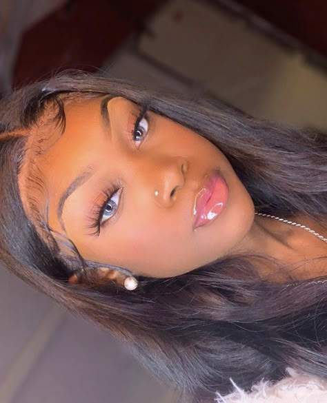 Piercing Ideas Black Women, Piercings Baddie, Cute Nose, Cute Nose Piercings, Lace Fronts, Nose Piercings, Piercing Ideas, Wigs Human Hair, Baddie Hairstyles