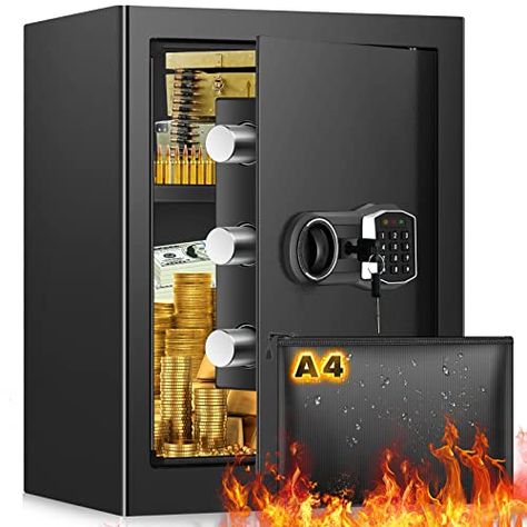 Fireproof Safe, Security Safe, Electronics Storage, Personal Security, Security Safes, Concealed Hinges, Safe Box, Home Protection, Home Safes