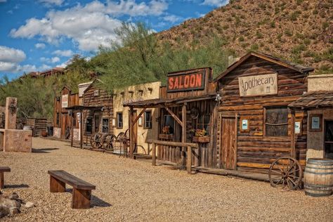 Travel back to Scottsdale's Old West #wildwildwest | Old west town, Old western towns, Old west decor Windmill Plan, Old West Decor, Old Western Towns, Western Bar, Old West Town, Wild West Theme, Planet Coaster, Old Western, Town Building