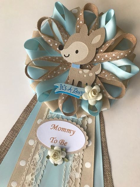 Big Brother To Be, Corsage Pink, Mommy To Be Corsage, Baby Boy Wreath, Mommy To Be Pins, Deer Baby Showers, Minnie Mouse Baby Shower, Adoption Party, Baby Shower Corsage