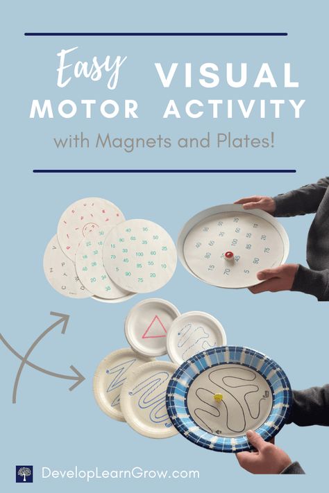 Ocular Motor Activities For Kids, Visual Motor Activities For Kids, Vision Therapy Activities, Visual Activities, Visual Motor Activities, Motor Skills Activity, Magnet Activities, Visual Processing, Tactile Learning