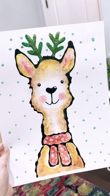 Andrea Nelson on Instagram: "30 days of holiday crafts you can handle is coming to an end, but I promise there is more craftiness to come! Please enjoy this goth glue llama as my final project and tell me what you want to see next! #gothglue #llama #llamalover #christmaswatercolor #easywatercolor #kidart #christmascraft #instamom #easywatercolor" Goth Glue Art, Goth Glue Watercolor, Craft Cute Ideas, Goth Glue, Black Glue Art, Andrea Nelson Art, Andrea Nelson, Christmas Ideas Crafts, Black Glue