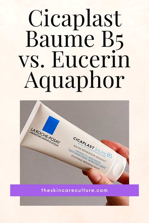 Do you want to know which one is the best? Read our comparison of La Roche-Posay Cicaplast Baume B5 and Eucerin Aquaphor to find out! Aquaphor Healing Ointment, Cicaplast Baume B5, Healing Ointment, La Roche Posay, Oily Skin, How To Find Out, Skin Care, Acne, Healing