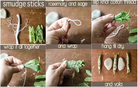 Magia Das Ervas, Diy Air Freshener, How To Wrap, Witchy Crafts, Herbal Magic, Baby Witch, Wiccan Spells, Smudge Sticks, Healing Herbs