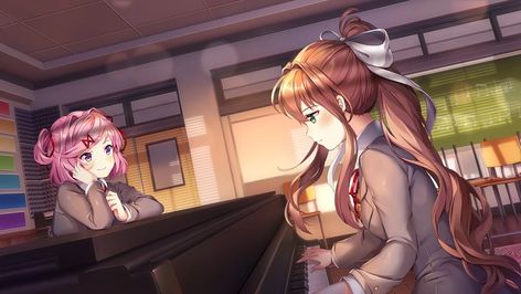 Gallery (DDLC Plus) | Doki Doki Literature Club Wiki | Fandom Forms Of Literature, Club Video, Doki Doki Literature Club, Simple Character, Psychological Horror, Character Profile, Keys Art, Game Pictures, Doki Doki