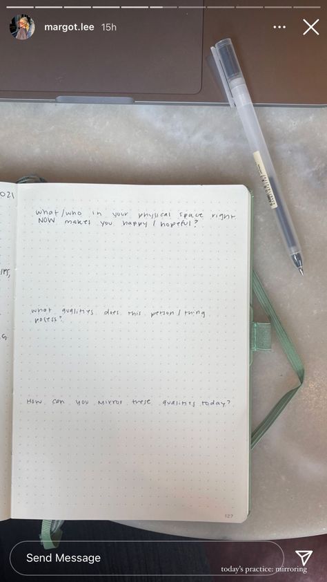 Dairy Ideas Notebook, Intentional Journaling, Margot Lee, Journal Inspiration Writing, Daily Day, Physical Space, Journal Writing Prompts, Shadow Work, Journal Writing