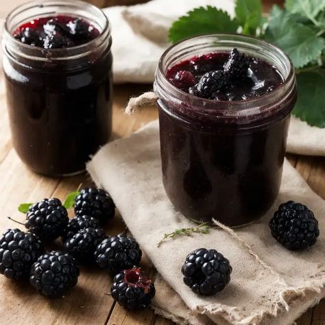 Old Fashioned Blackberry Elderberry Jam Recipe Elderberry Jam Recipe, Elderberry Growing, Blackberry Jam Recipe, Blackberry Jam Recipes, Elderberry Recipes, Blackberry Recipes, Foraging Recipes, Blackberry Jam, Jam Recipe