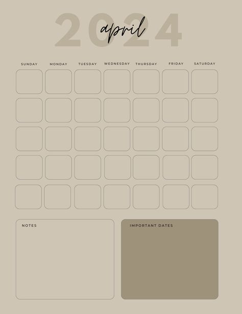 monthly planner | april 2024 #plannerdigital Daily Organizer Planner, Printable Meal Planner Monthly, Goodnotes Monthly Planner, Printable Planner 2023, Aesthetic Monthly Planner, Budget Digital Planner, Blank Calendar Printable, Monthly Planner 2023, Study Planner Printable Free