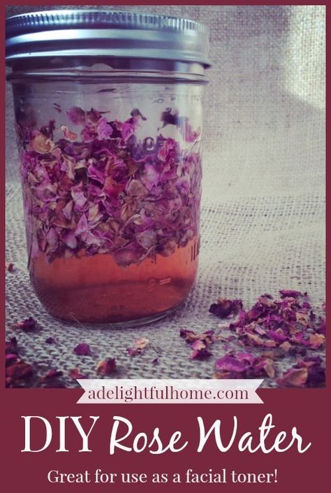 How to Make Rose Water | No Fuss Natural Make Rose Water, Rose Water Diy, Fresh Rose Petals, How To Make Rose, Diy Rose, Diy Roses, Homemade Products, Herbal Infusion, Natural Body Care