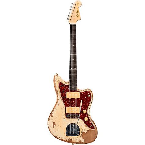 Fender Custom Shop 1962 Jazzmaster Heavy Relic Rosewood Fingerboard Electric Guitar Built by Vincent Van Trigt Olympic White Jazzmaster Relic, Sick Guitars, Fender Jazzmaster, Fender Custom Shop, Guitar Building, Vincent Van, Electric Guitar, Guitar, Electricity