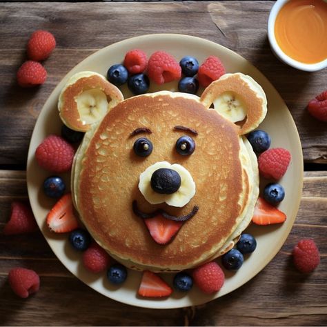 Kid Pancake Ideas, Cute Pancakes For Kids, Fun Pancake Shapes, Pancake Faces For Kids, Back To School Pancakes, Pancake Shapes For Kids, Cute Pancakes Ideas, Kids Pancakes Ideas Fun, Fun Pancakes For Kids