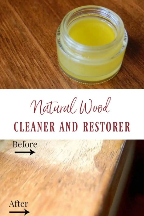 This natural wood cleaner and restorer does what I thought only some sort of chemical cleaner or finish could do! It works so well! Natural Wood Cleaner, Wood Furniture Cleaner, Old Wood Floors, Restore Wood, Wood Floor Cleaner, Real Wood Furniture, Wood Cleaner, Furniture Cleaner, Natural Cleaning