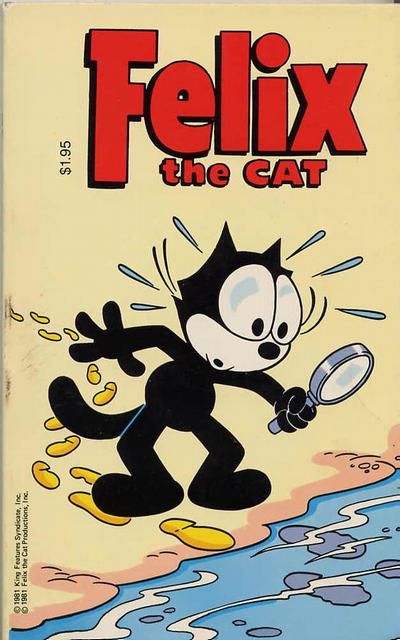 Felix The Cat, Cat Cartoon, Felix The Cats, Old Comics, Vintage Comic Books, Cat Books, Cat Posters, Old Cartoons, Comic Book Covers