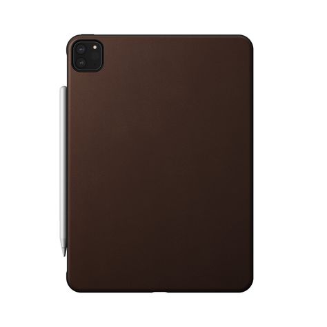 Rugged case for ipad pro 11 (2nd gen) - rustic brown leather , brown, Nomad | La Redoute Daily Bumps, Leather Ipad Case, Minimalist Cases, Rugged Leather, Horween Leather, Easter Sale, Metal Pen, Case Ipad, American Leather