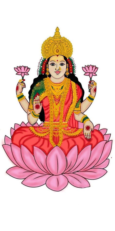 Lakshmi Rangoli, Rangoli Designs For Competition, Lion Live Wallpaper, Ganesha Drawing, Rangoli Designs Photos, Ganesh Art Paintings, Lakshmi Devi, Rangoli Side Designs