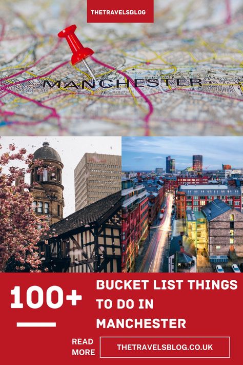 DISCOVER THE HEART OF ENGLAND: MANCHESTER’S TOP 100 BUCKET LIST EXPERIENCES

Manchester Bucket Lists are back! Discover exciting adventures in Manchester with our curated Bucket Lists. Whether you call this vibrant city home as a local Mancunian or you’re a visitor, here are enjoyable activities to check off your list and make your Manchester experience truly memorable! #manchester #manchesterbucketlist #manchesterbucketlists #manchestercitycentreactivities #manchesteractivities #bucketlist #bucketlists #manchesterthingstodo #thingstodoinmanchester MANCHESTER BUCKET LIST
Explore Manchester’s Historic Landmark
Visit the iconic Manchester Town Hall
Admire the architecture of John Rylands Library
Wander through the historic Castlefield Lyme Park, Manchester Town Hall, Manchester Cathedral, Bucket List Quotes, Midland Hotel, Manchester City Centre, Winter Bucket List, 100 Things To Do, Canal Boat