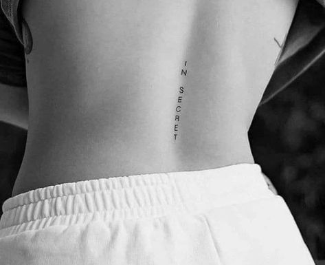 Latin Quote Tattoos, Secret Tattoo, Girl Power Tattoo, Waist Tattoos, Mother Tattoos, Side Tattoos, Discreet Tattoos, Great Tattoos, Simplistic Tattoos