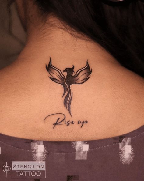 Sigma Female Tattoo, Unique Tattoos For Women Meaningful, Clavicle Tattoos, Phoenix Tattoos For Women, Ethnic Tattoo, Personalized Tattoos, Phoenix Tattoo Feminine, Small Phoenix Tattoos, Italian Tattoos