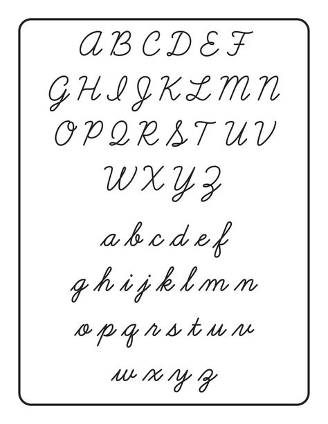 Learn cursive handwriting with this fun practice workbook. Includes instructions and exercises for each letter of the #Cursive_Handwriting_Practice_Alphabet #Cursive_Handwriting_Practice_Sentences #Alphabet_Cursive_Writing #Cursive_Alphabet_Handwriting The In Cursive, How To Write In Cursive, Alphabet Cursive Writing, Neat Cursive Handwriting, Cursive Handwriting Alphabet, Neat Cursive, Words In Cursive, Letter Cursive, Pretty Fonts Alphabet