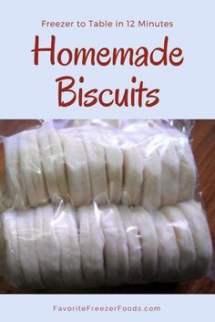 Freezer Scones, Homemade Freezer Biscuits, Freezer Biscuits, Quick Biscuit Recipe, Homemade Biscuit, Easy Homemade Biscuits, Baking Powder Biscuits, Frozen Biscuits, Milk Biscuits