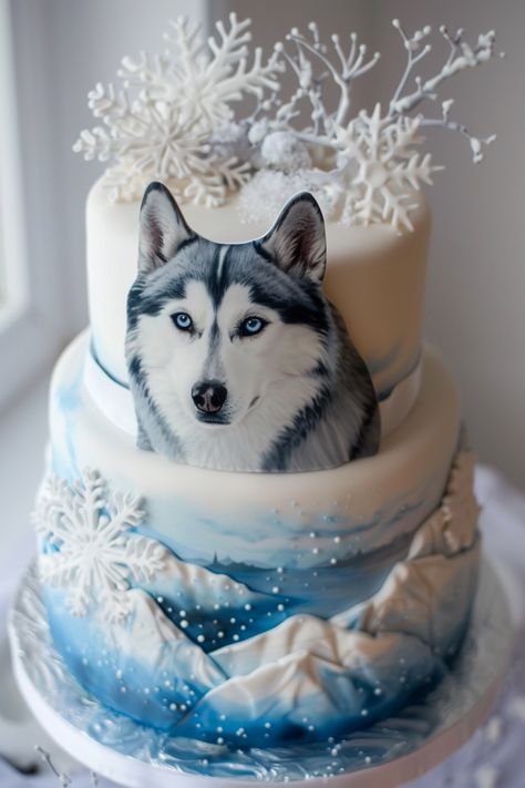 Celebrate Your Husky with These Amazing Birthday Cakes Husky Cake, Amazing Birthday Cakes, Dog Themed Parties, Dog Birthday Cake, Birthday Dog, Easter Cake, Cool Birthday Cakes, Easter Cakes, Cookie Art