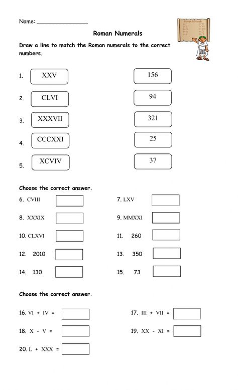 Roman Numerals Anchor Chart, Roman Numbers Worksheet Grade 3, Roman Counting, Roman Numerals Games, Roman Numerals Worksheet, Times Table Chart, Maths Worksheet, Mental Maths, Math Olympiad