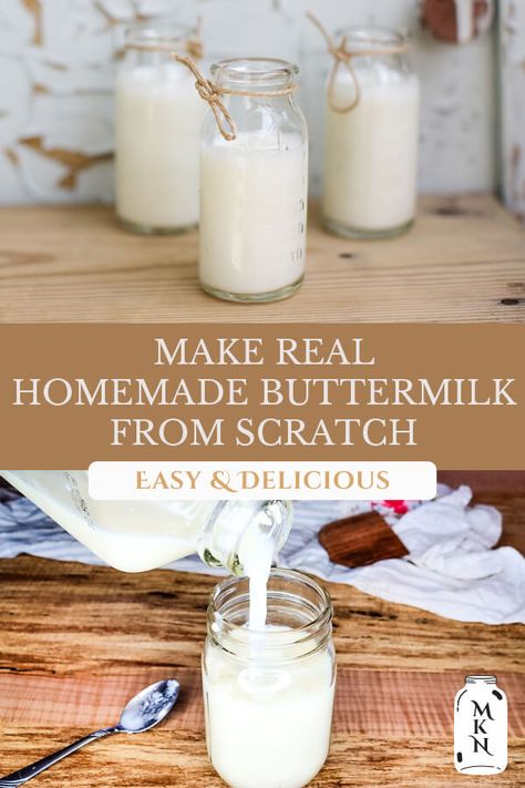 Fresh Buttermilk Recipes, Making Buttermilk, Cultured Buttermilk Recipes, Make Buttermilk, How To Make Your Own Buttermilk, Can You Freeze Buttermilk, Making Buttermilk From Milk, Replacement For Buttermilk, How To Make Cultured Buttermilk