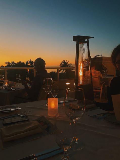 dinner aesthetic, florida, marco island, florida aesthetic, fancy dinner Miami Dinner Aesthetic, Living In Florida Aesthetic, Florida Hotel Aesthetic, Marco Island Florida Aesthetic, Florida Birthday, Florida Party, Florida Sunset Aesthetic, Florida Aesthetic, Sunset Dinner