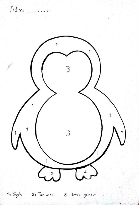 Penguin Crafts Preschool, Sea Creatures Crafts, Penguin Crafts, Penguin Craft, Printable Christmas Coloring Pages, Winter Crafts For Kids, Felt Christmas Ornaments, Christmas Coloring Pages, Easy Crafts For Kids