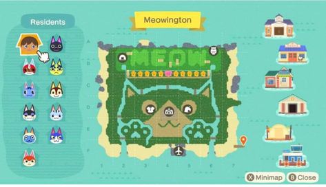 Acnh Maps, Dream Code, Map Layout, Animal Crossing 3ds, Animals Crossing, Animal Crossing Fan Art, Acnh Design, Acnh Ideas, Island Map