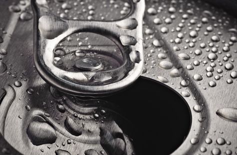 close up photography of firehelmet | Free Stock Photo: Close-Up Open Aluminum Can Close Up Art, Foto Macro, Micro Photography, Object Photography, Texture Photography, Aluminum Can, Close Up Photography, Water Photography, Photography Classes