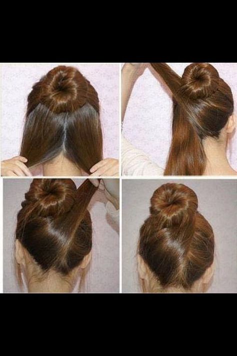 DIY hairstyle~~ Hairstyles For Interview, Job Interview Hairstyles, Interview Hairstyles, Morning Hair, Hair Bun Tutorial, Easy Hairstyle, Work Hairstyles, Quick Hairstyles, Job Interview