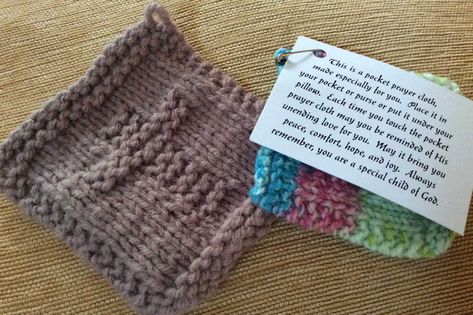 Prayer Shawls Knit, Prayer Square, Prayer Crafts, Prayer Shawl Patterns, Crochet Prayer Shawls, Pocket Prayer, Dishcloth Patterns Free, Knit Dishcloth, Prayer Shawl