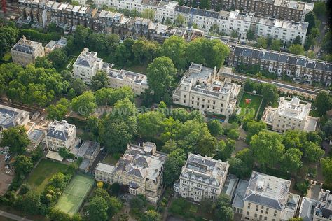 Kensington palace gardens Kensington Palace Gardens, Luxurious Mansions, Palace Gardens, Kensington And Chelsea, Kensington Gardens, Hollywood Homes, Aerial Photograph, Duke Of York, Kensington Palace