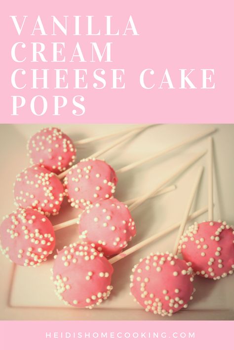 Cake Pops Made With Cream Cheese, Cheesecake Business, Cheesecake Cake Pops, Strawberry Cake Pops, Vanilla Cream Cheese, Buckwheat Cake, Cake Ball, Cake Pops How To Make, Cake Pop Sticks