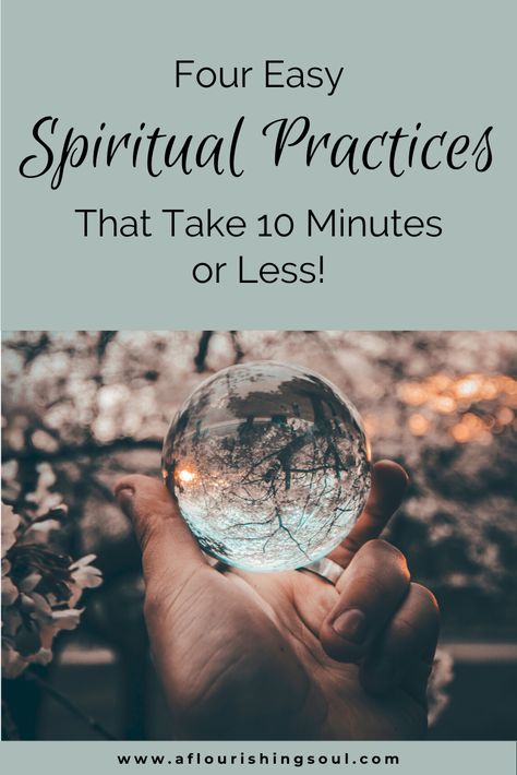 These easy spiritual practices can be done in 10 minutes or less! They are quick spiritual exercises that help you create a spiritual practice and incorporate everyday spirituality into your life. #spiritual #spirituality #spiritualliving How To Get Back Into Spirituality, Spiritual Exercises, Spiritual Practices Ideas, Being Spiritual, Spirituality Practice, Spiritual Business, Spiritual Living, Spiritual Journals, Psychic Development