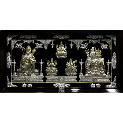 undefined Silver God Photos Frames For Pooja Room, Baby Chef Photo, God Frame, Chef Photo, Baby Chef, Devotional Topics, Stairs Design Interior, Pooja Room Door Design, Room Door Design